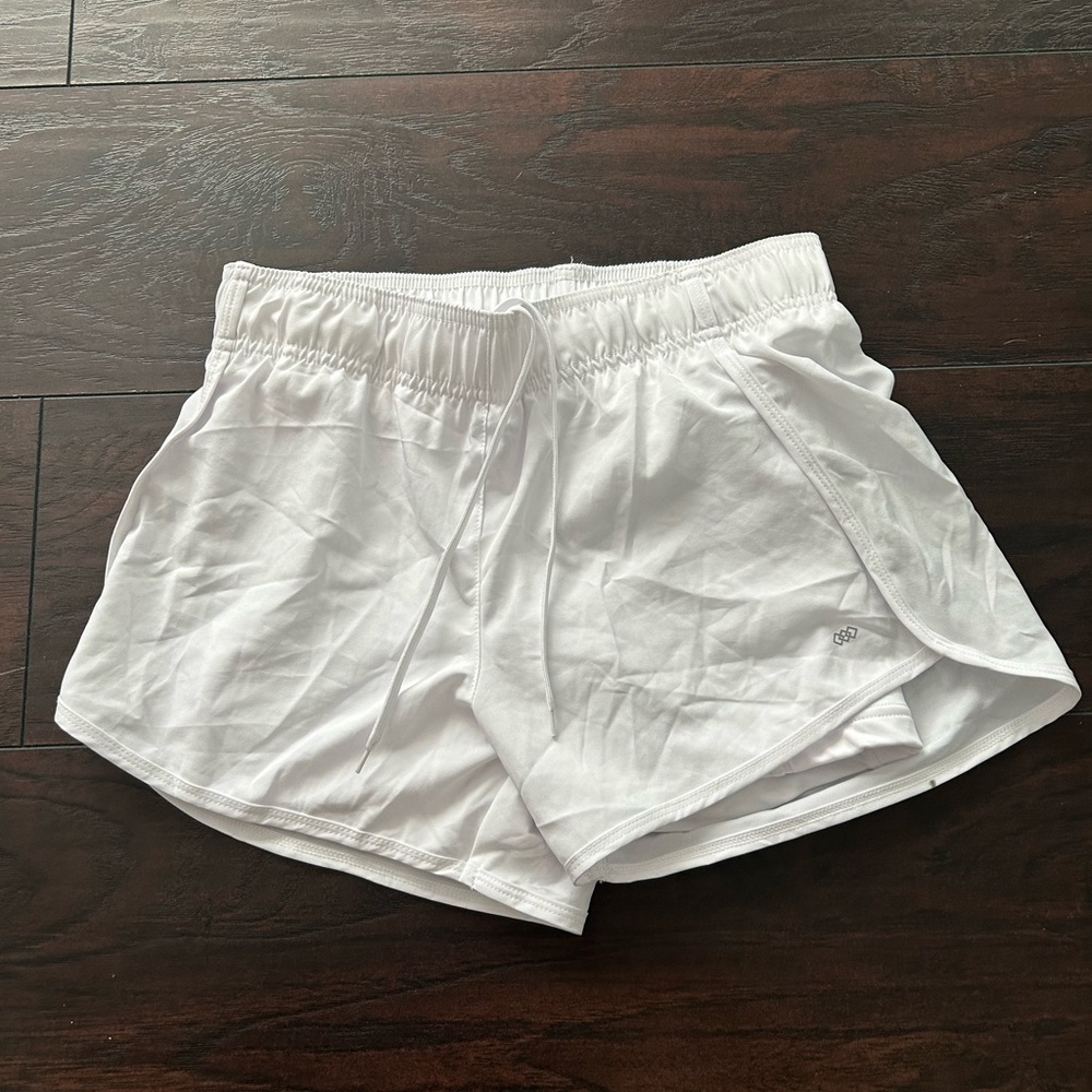 Leg3nd White Athletic Shorts Small